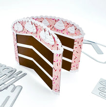 Load image into Gallery viewer, Dies: Emily Moore Designs-Make A Cake - Gift Card Holder Die
