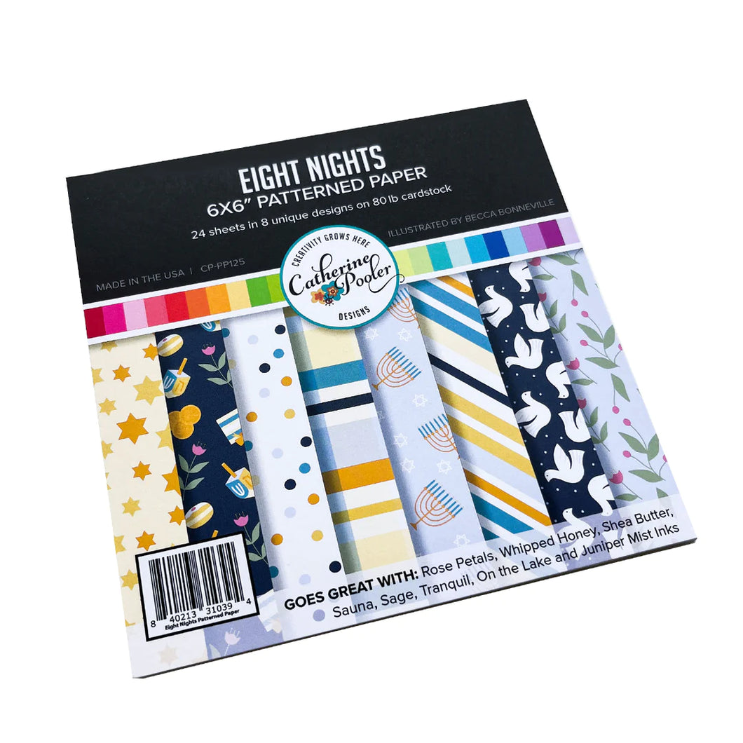 6x6 Paper: Catherine Pooler Designs-Eight Nights