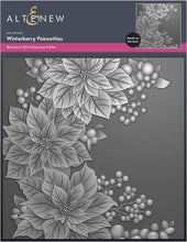 Load image into Gallery viewer, Embossing Folders: Altenew-Winterberry Poinsettias
