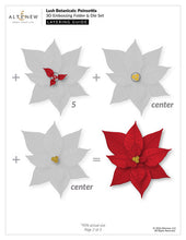 Load image into Gallery viewer, Embossing Folder and Die Set: Altenew-Lush Botanicals: Poinsettia 3D Embossing Folder &amp; Die Set
