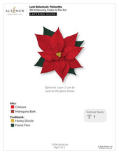 Load image into Gallery viewer, Embossing Folder and Die Set: Altenew-Lush Botanicals: Poinsettia 3D Embossing Folder &amp; Die Set
