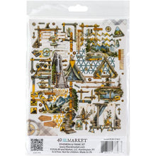 Load image into Gallery viewer, Embellishments: 49 and Market- Campfire Memories Ephemera &amp; Frames

