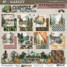 Load image into Gallery viewer, 12x12 Paper: 49 and Market-Campfire Memories Collection Pack
