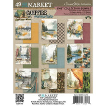 Load image into Gallery viewer, 6x8 Paper: 49 and Market- Campfire Memories Collection Pack
