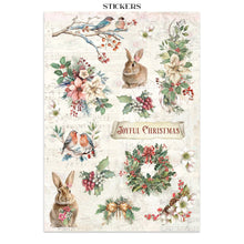 Load image into Gallery viewer, Junk Journal: Stamperia-Printed Art Junk Journal: Stickers, Cut-Outs, Backgrounds For Art And Craft - Winter Magic

