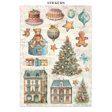 Load image into Gallery viewer, Junk Journal: Stamperia-Printed Art Junk Journal: Stickers, Cut-Outs, Backgrounds For Art And Craft - Winter Magic
