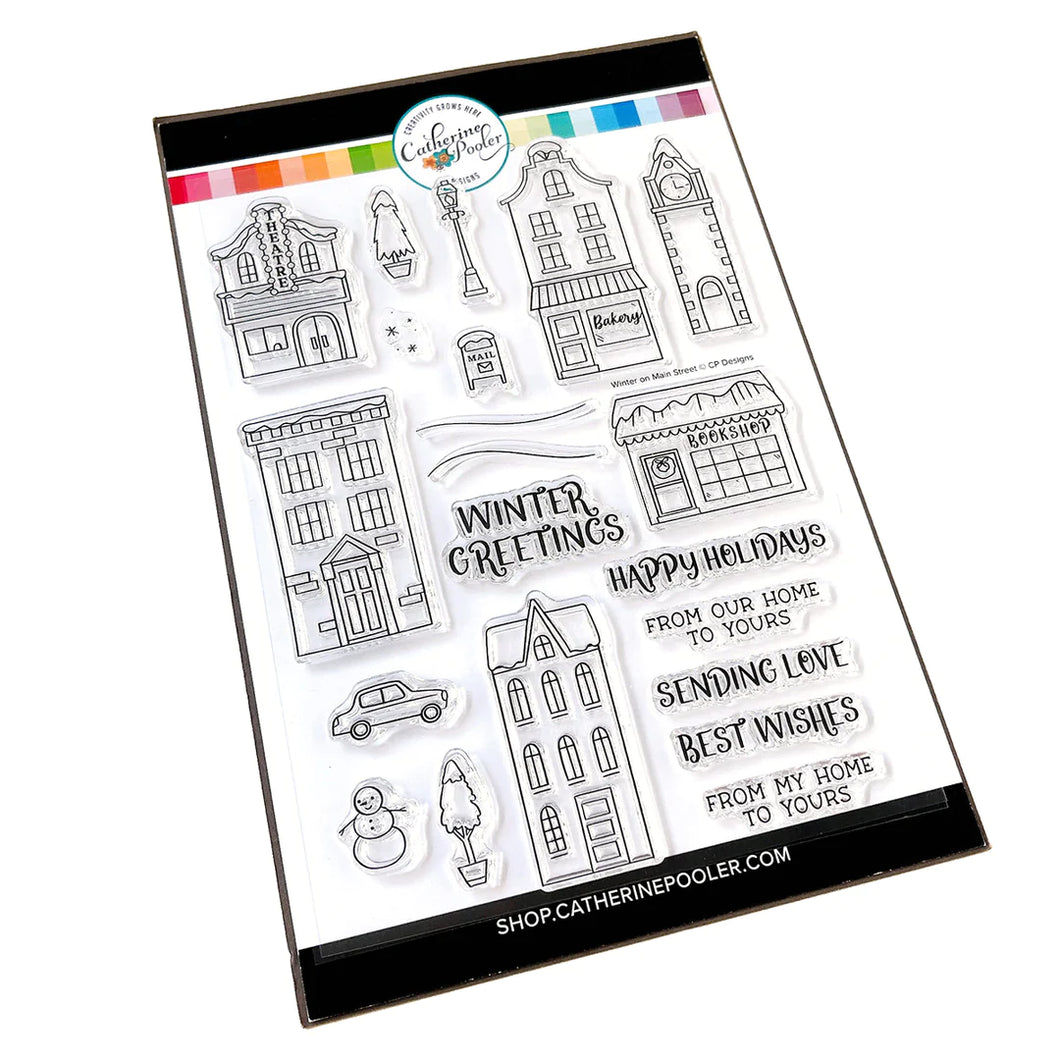 Stamps:Catherine Pooler Designs-Winter on Main Street
