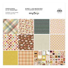 Load image into Gallery viewer, 12x12 Paper: Spellbinders-Autumn Archives Printed Paper by Kelly Bangs
