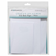 Load image into Gallery viewer, Scrapbooking: 49 And Market Create-An-Album Tall Book Pages-White
