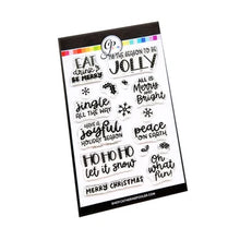 Load image into Gallery viewer, Stamps: Catherine Pooler Designs- Jolly Jingle Sentiments
