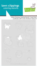 Load image into Gallery viewer, Coloring Stencils: Lawn Fawn-a mice christmas coloring stencils
