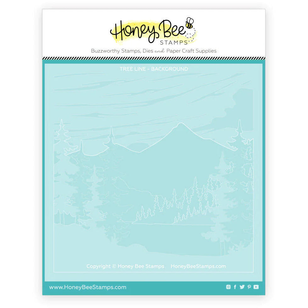 Stencils: Honey Bee Stamps-At The Lake Layering Stencils (Set of 6)