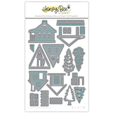 Load image into Gallery viewer, Dies: Honey Bee Stamps-Summer Cabins
