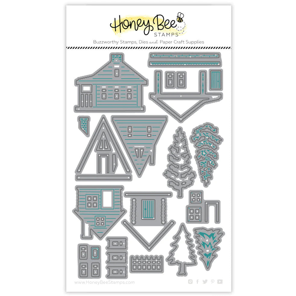 Dies: Honey Bee Stamps-Summer Cabins