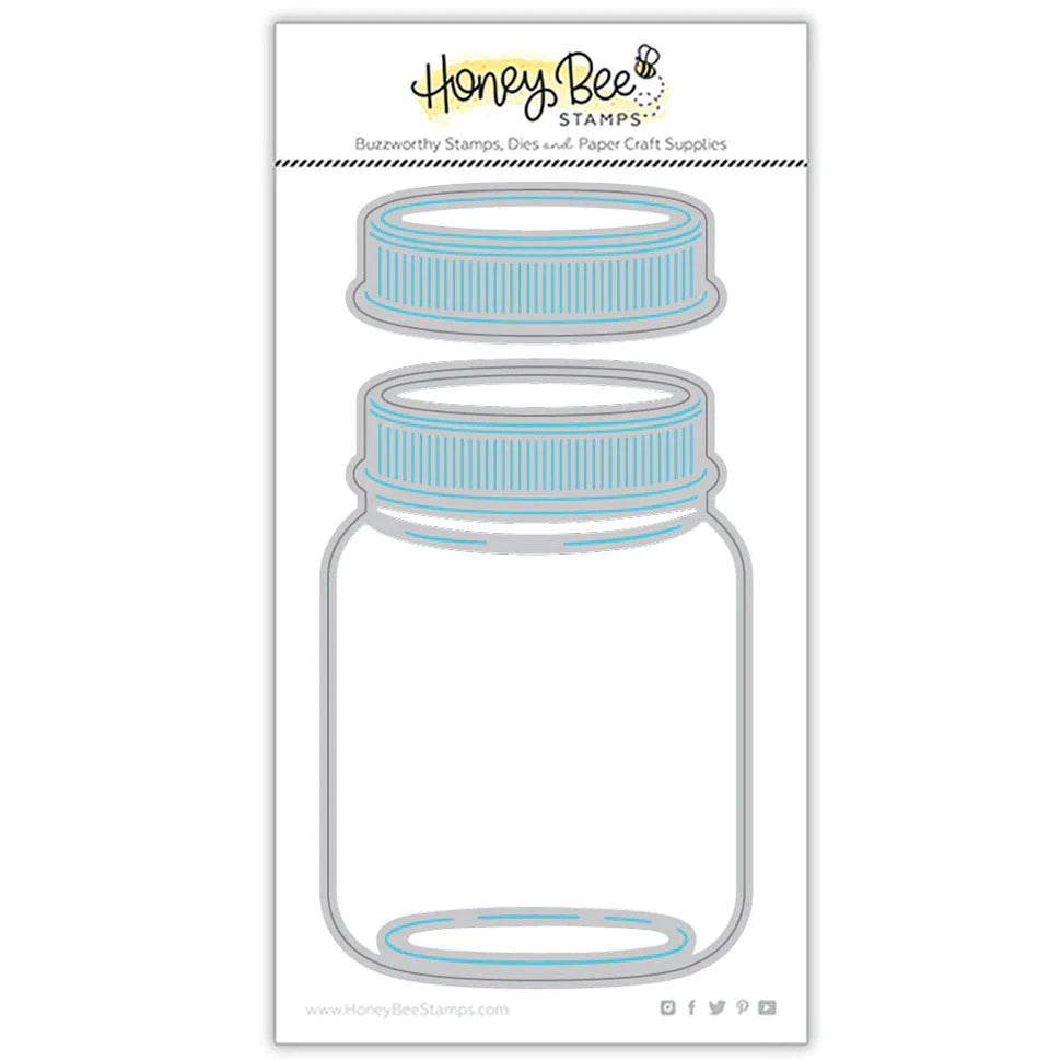 Dies: Honey Bee Stamps-Mason Jar Vase