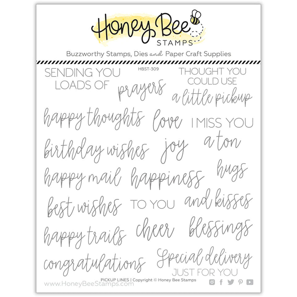 Stamps: Honey Bee Stamps-Pickup Lines