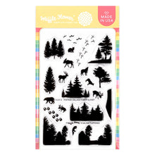 Load image into Gallery viewer, Stamps: Waffle Flower-Postage Collage Forest Sunset Stamp Set
