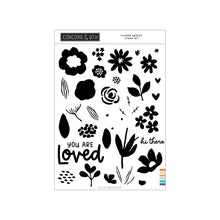 Load image into Gallery viewer, Stamps: Concord &amp; 9th-Flower Medley Stamp Set
