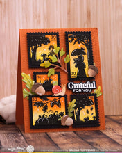 Load image into Gallery viewer, Stamps: Waffle Flower-Postage Collage Autumn Sunset Stamp Set
