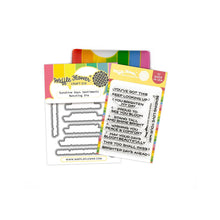Load image into Gallery viewer, Stamp &amp; Die Combo: Waffle Flower-Sunshine Days Sentiments Combo
