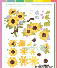 Load image into Gallery viewer, Dies: Waffle Flower-Sunflower Bouquet Die
