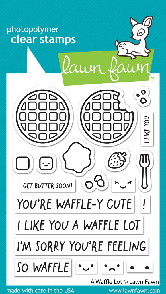 Stamps: Lawn Fawn-A Waffle Lot