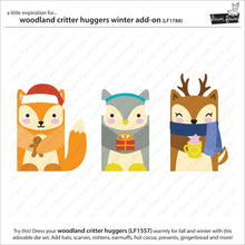 Load image into Gallery viewer, Dies: Lawn Fawn-Woodland Critter Huggers Winter Add-On
