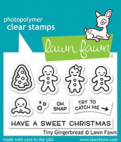 Stamps: Lawn Fawn-Tiny Gingerbread