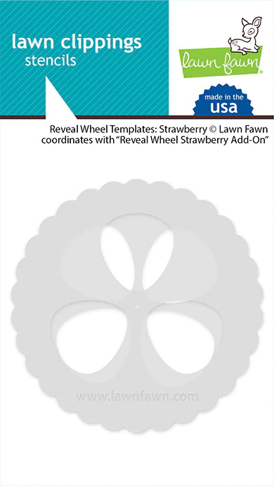 Stencils: Lawn Fawn-Reveal Wheel Templates: Strawberry