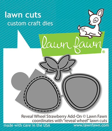 Dies: Lawn Fawn-Reveal Wheel Strawberry Add-On