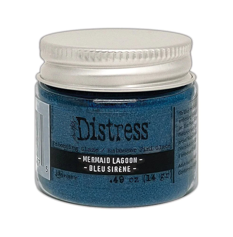 Embossing Powder: Tim Holtz Distress® Embossing Glaze-Mermaid Lagoon