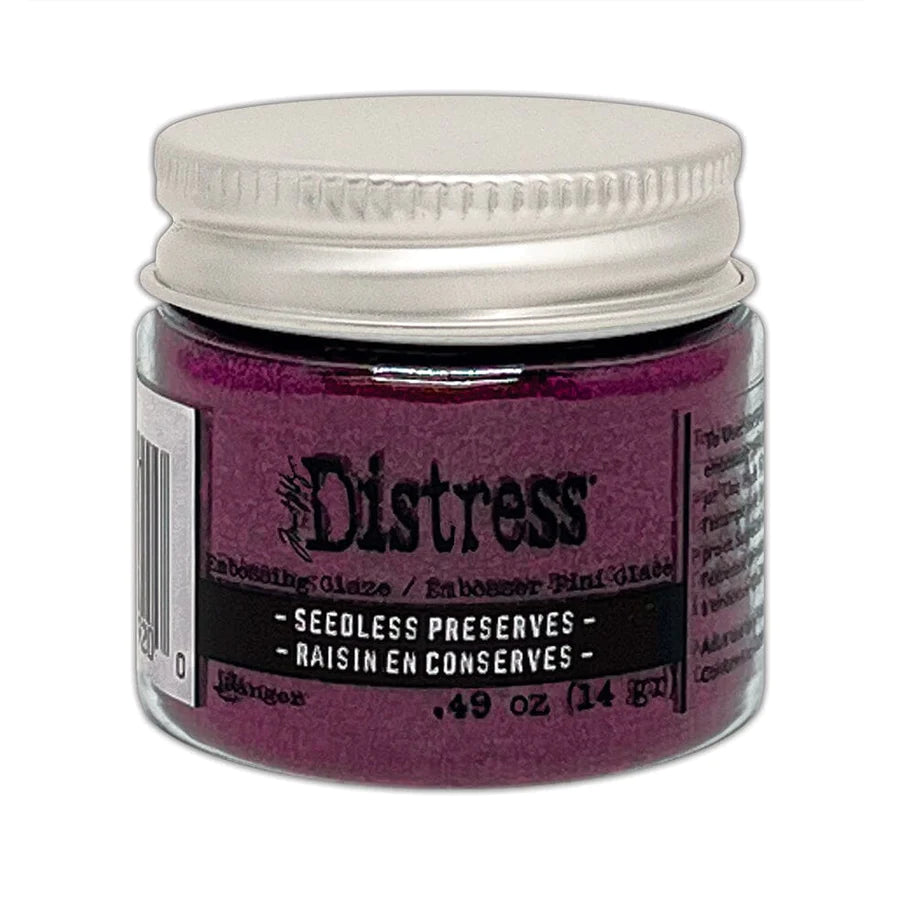 Embossing Powder: Tim Holtz Distress® Embossing Glaze-Seedless Preserves