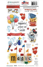 Load image into Gallery viewer, 6x12 Rub-Ons: 49 and Market-49 and Market Mouse and Co. 6 x12 Essential Rub-on Transfers
