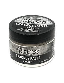 Mixed Media: Tim Holtz Distress® Texture Paste Crackle-Opaque, 3oz