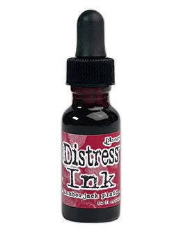 Re-inker: Tim Holtz Distress® Ink-Lumberjack Plaid, 0.5oz