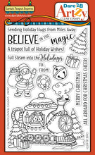 Load image into Gallery viewer, Stamps: Dare 2B Artzy- SANTA'S TEAPOT EXPRESS STAMP SET
