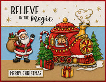 Load image into Gallery viewer, Dies: Dare 2B Artzy-SANTA'S TEAPOT EXPRESS DIE SET
