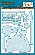 Load image into Gallery viewer, Dies: Dare 2B Artzy-SANTA'S TEAPOT EXPRESS DIE SET
