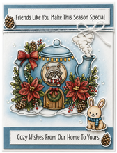Load image into Gallery viewer, Stamps: Dare 2B Artzy-WOODLAND TEAPOT COTTAGE  STAMP SET
