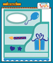Load image into Gallery viewer, Dies: Dare 2B Artzy-SIDE STEP FUN FOLD DIE
