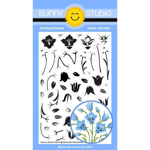 Stamps: Sunny Studio Stamps-Beautiful Bluebell Stamps