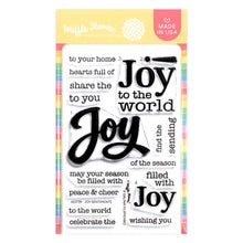 Load image into Gallery viewer, Stamps: Waffle Flower-Joy Sentiments Stamp Set
