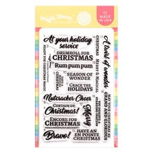 Load image into Gallery viewer, Stamps: Waffle Flower-Nutcracker Sentiments Stamp Set
