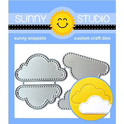 Dies: Sunny Studio-Fluffy Clouds