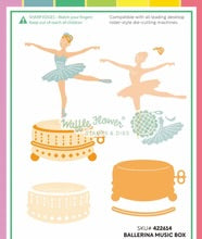 Load image into Gallery viewer, Dies: Waffle Flower-Ballerina Music Box Die
