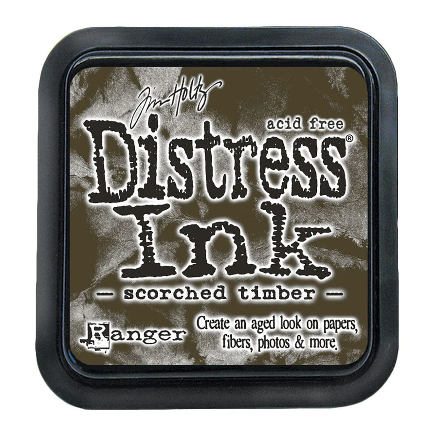 Ink: Tim Holtz Distress® Ink Pad Scorched Timber