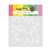 Load image into Gallery viewer, Stencils: Waffle Flower- Winter Lights Stencil
