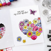 Load image into Gallery viewer, Stamps: Catherine Pooler Designs-Hearts Aflutter

