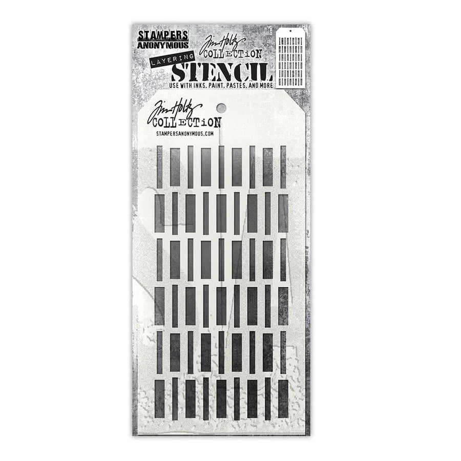 Stencils: Tim Holtz Stampers Anonymous Layering Stencil-Sticks