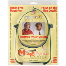 Load image into Gallery viewer, Crafting Tools: MagEyes Magnifier Kit by Mag Eyes-#5 &amp; #7 - Dark Green
